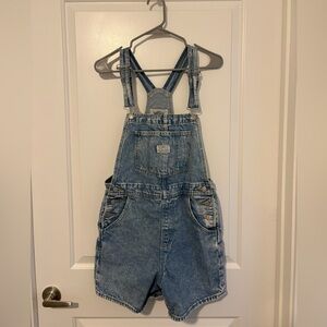 Levi's Classic Blue Denim Overalls